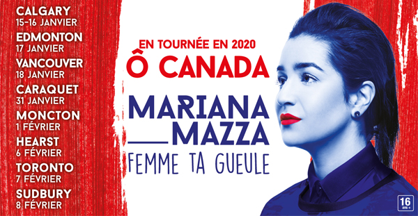 Affiche spectacle Mariana Mazza